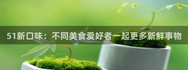51新口味：不同美食爱好者一起更多新鲜事物